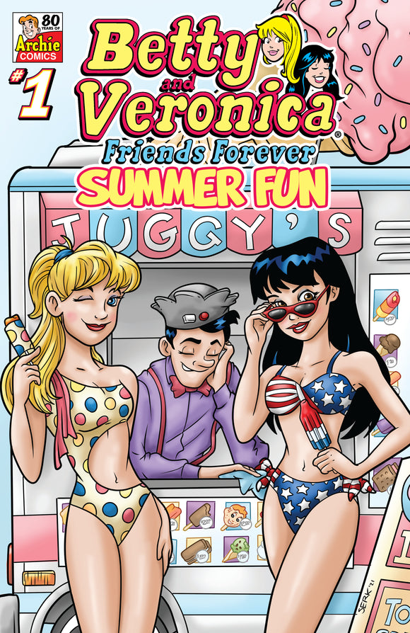 Betty & Veronica Friends Forever Summer Fun #1 Surprise Comics Exclusive cover by Scott Serkland 6/23/21