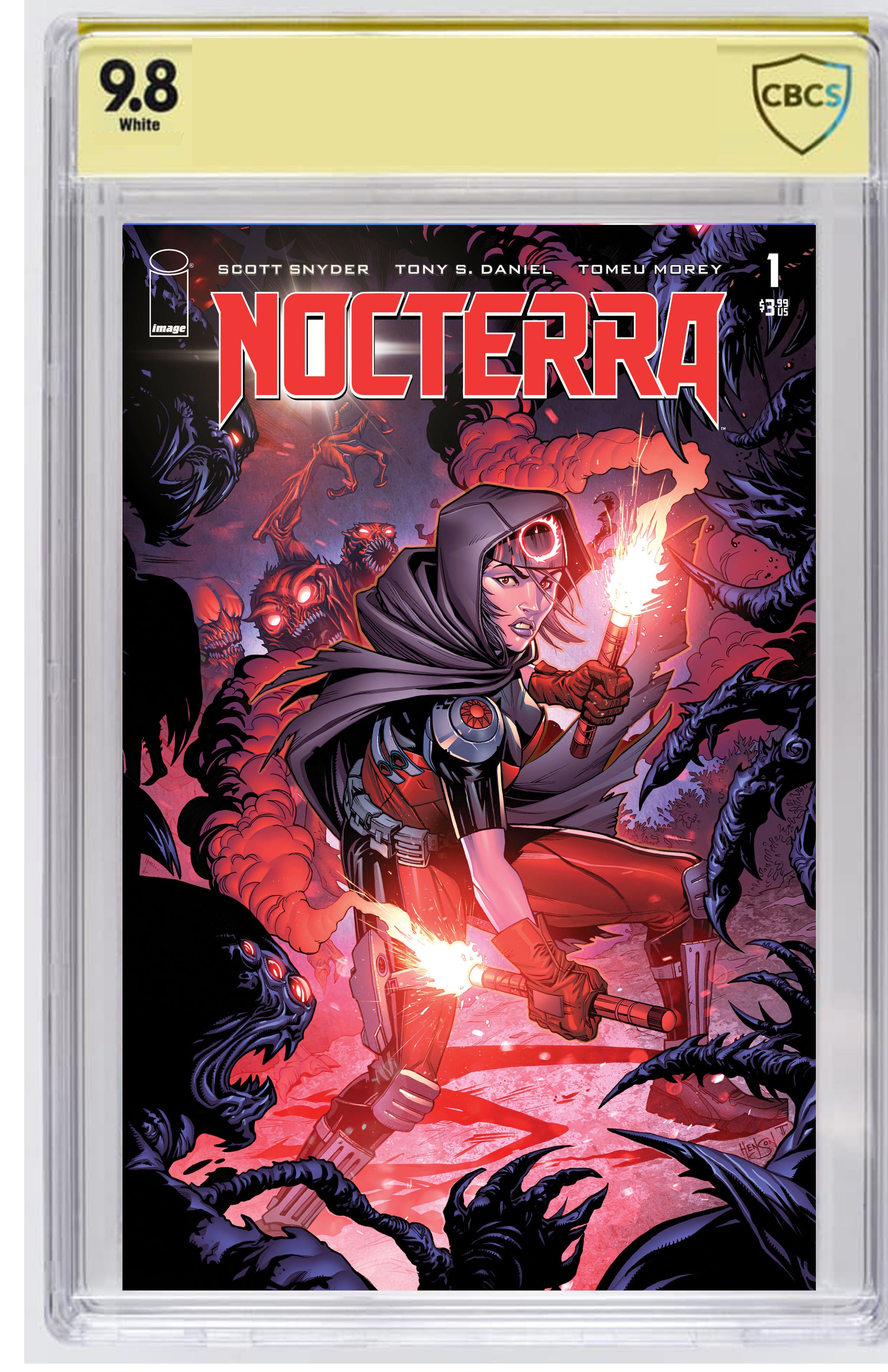 Nocterra #1 Surprise Comics Exclusive cover by Eric Henson Graded Opti