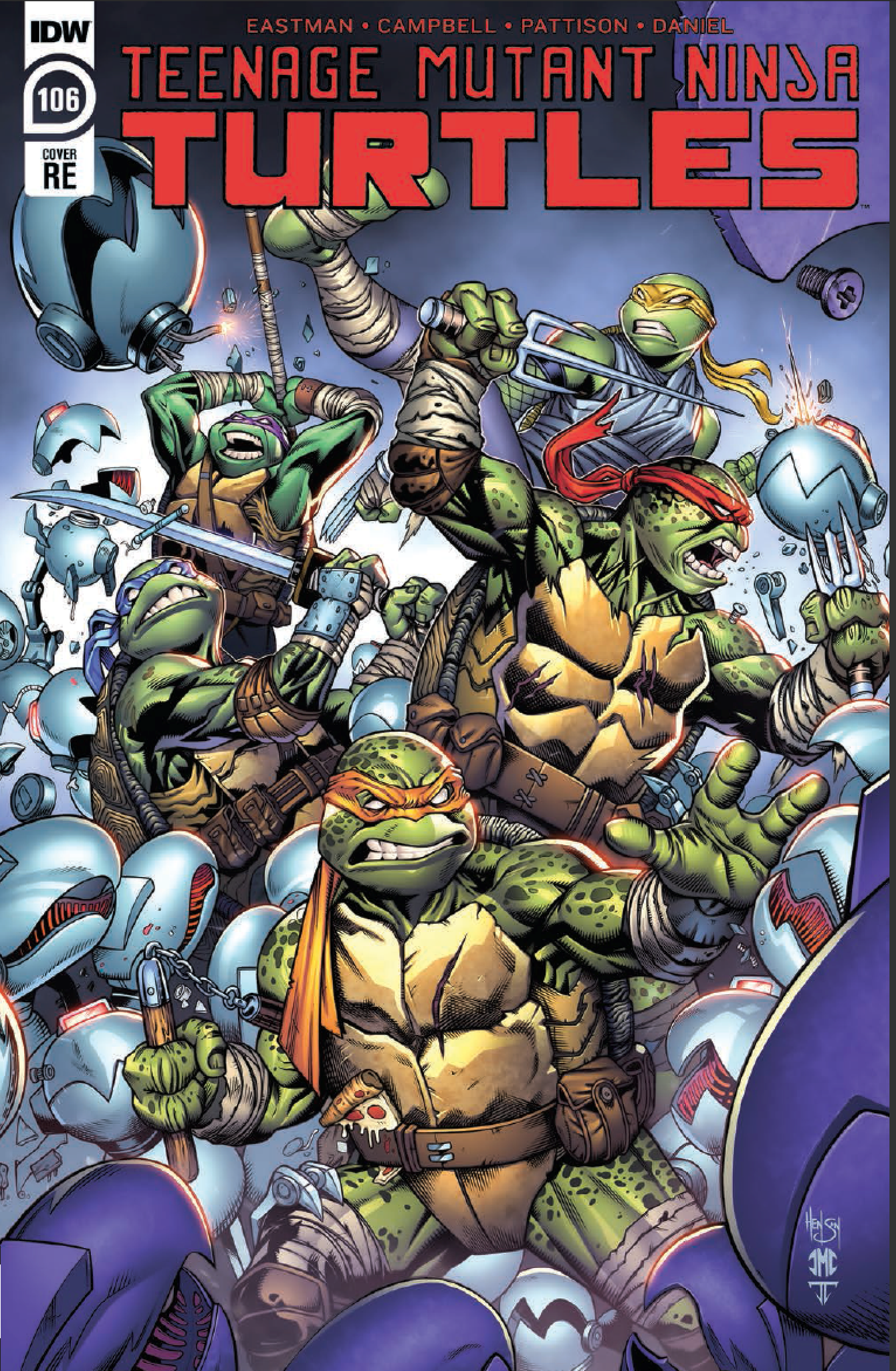 Teenage Mutant Ninja Turtles #106 Surprise Comics Exclusive cover by E Teenage Mutant Ninja Turtles #106 Surprise Comics Exclusive cover by E